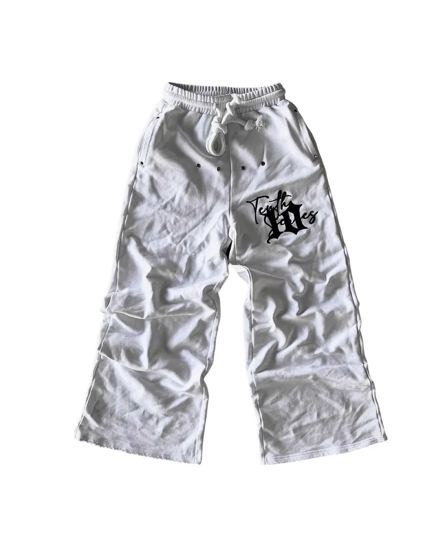 Y2K New Streetwear Sweatpants Men Women Joggers Harajuku Hip Hop Letter Graphic Embroidery Oversized Pants Goth Casual Trousers X250319