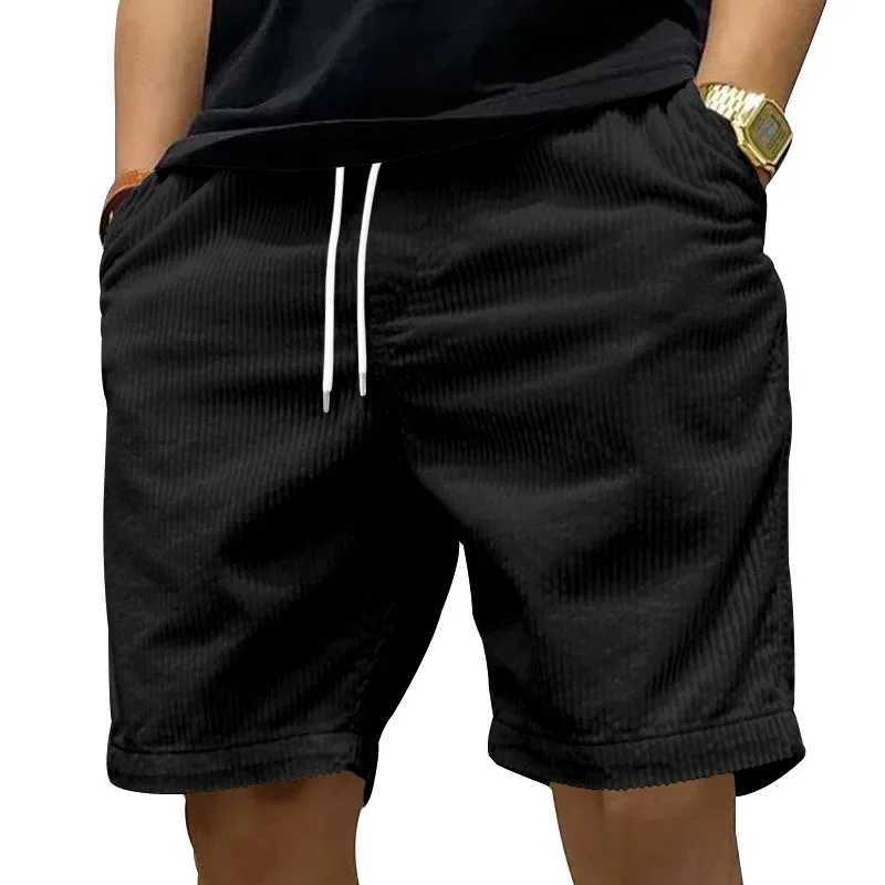 2025 US Heavy Duty Work Shorts Summer I Trendy Retro Corduroy Fashion Brand Mens Casual Cargo Shorts W250319