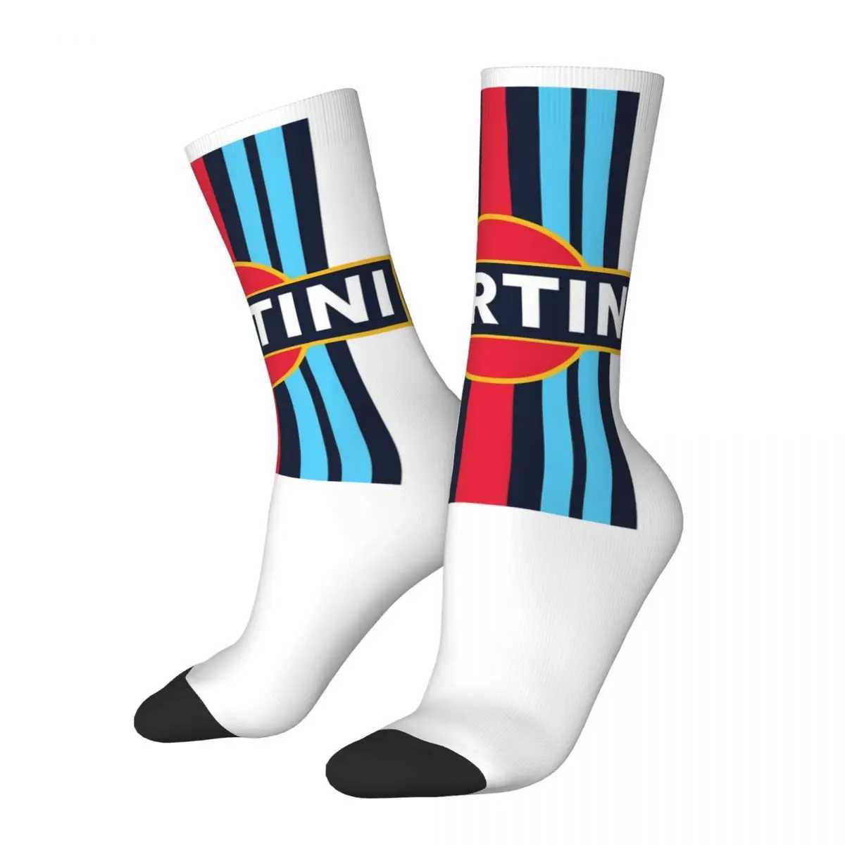 Martini Racing Socks Harajuku High Quality Stockings All Season Long Socks Accessories for Mans Womans Gifts X250319