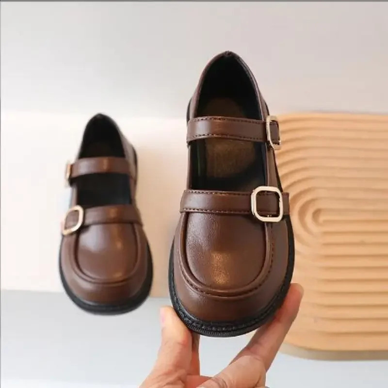 Children Casual Leather Shoes Fashion Unisex Candy Color Slipon Loafers For Toddlers Boys Girls Soft Light Moccasins 250319