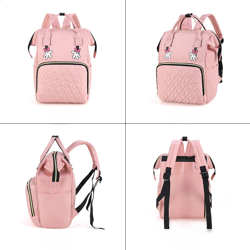 Personalized Name Mommy Bag Multi-functional Double Shoulder Storage Diaper Backpack for Outdoor Traveling Mom Gift 250319