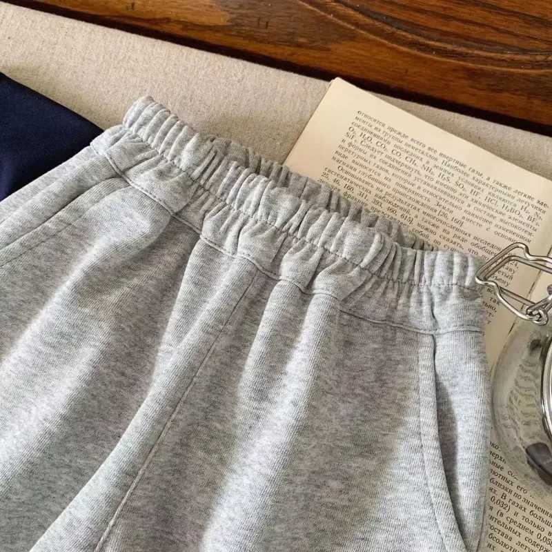 Autumn Kids Boys Casual Sports Pants Solid Letter Sports Trouser Spring Thin Ankle Length Harem Pants 3+y Childrens ClothingT250318