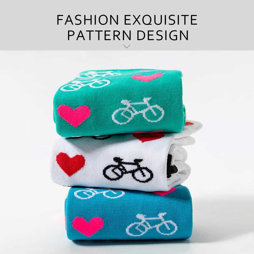 1 pair mens colorful happy socks Mens leisure Business dress socks Outdoor sports quick drying Breathable cycling in socks X250319