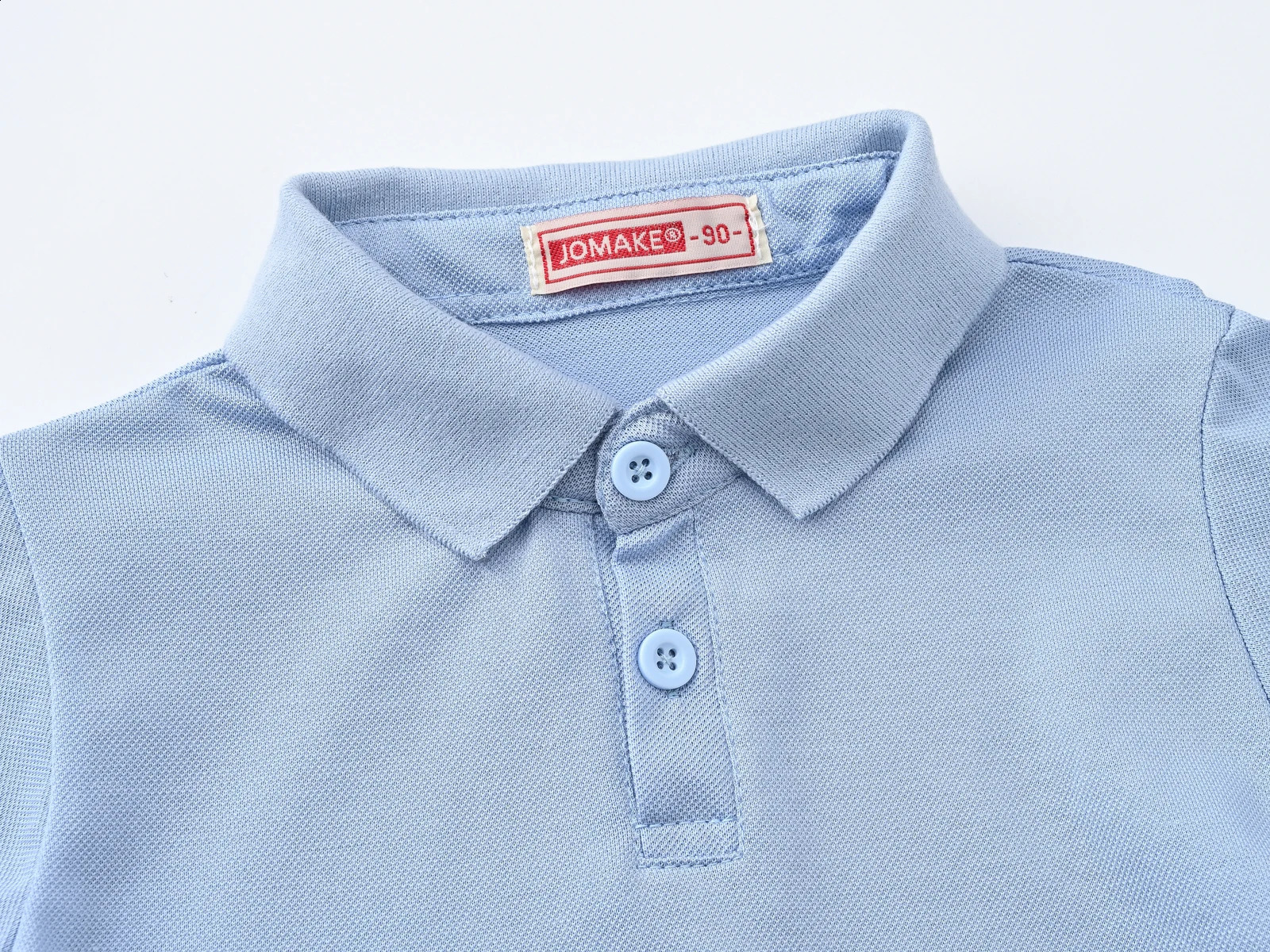 Autumn children cute lapel long sleeve POLO shirt long sleeve T-shirt solid color Joker fresh casual shirt 250319