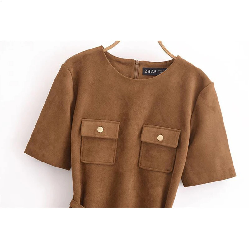 Womens 2025 Dress Summer Chic Elegant Slim Oneck Comfortable Street Holiday Fashion Youth Mini 250319