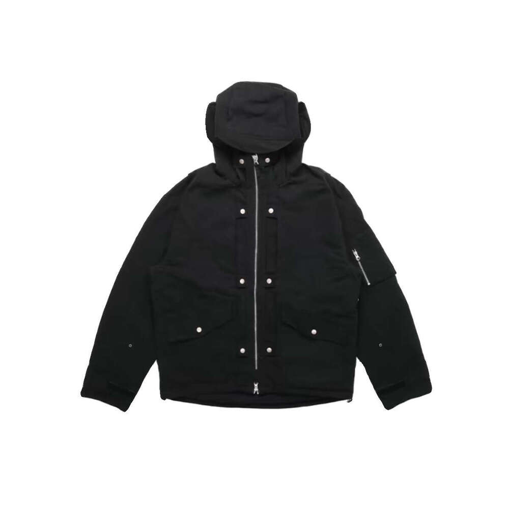 Special offer functional style multi pocket workwear hooded men's trendy brand covered ninja assault jacket