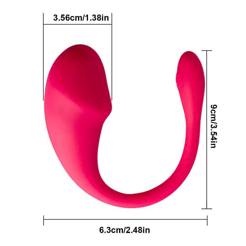 Wireless Bluetooth application vibrator female wearable vibration tactile stimulator G-spot massager female adult toy W250319