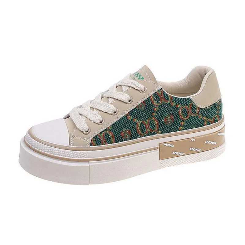 2023 Summer Fi Warm Printed Canvas Shoes Casual Warm N-Slip Vcani Platform Sports Shoes for Women Y250318