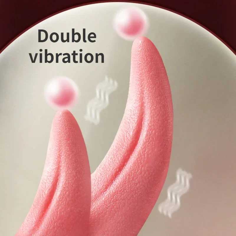 G Spot Clitoris Vagina Anal Tongue Licking Vibrator for Women Female Masturbation Couples Nipple Stimulation Adults Sex Toys W250319