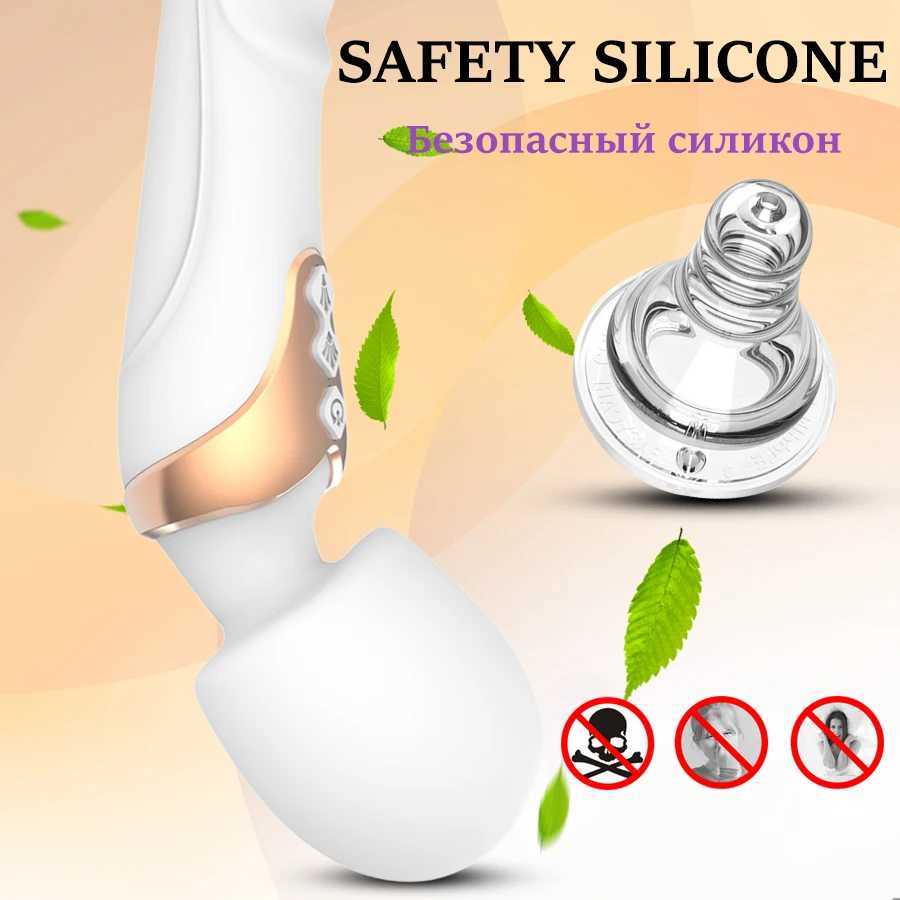 Powerful vibrator Dildos stick suitable for women 10 mode clitoral stimulator G-spot vaginal massager adult sex toy W250319