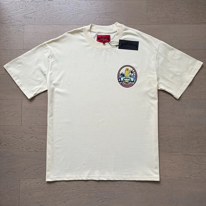 Top Quality 2025 Godspeed Laundry Fashion Tshirt for Mens US Street and Womens Retro 250319
