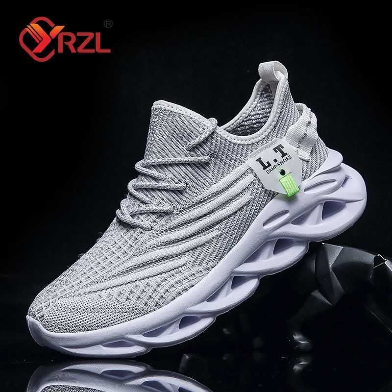 YRZL Running Shoes Mens Casual Shoes Outdoor Large Size Lightweight Breathable Mesh Increase Mens Comfort Sports Shoes Z250319