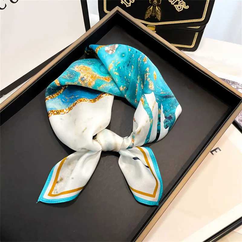 Fashionable 100% genuine silk scarf womens shAWl new neck hair Fem shAWl headscarf Bandana X250319