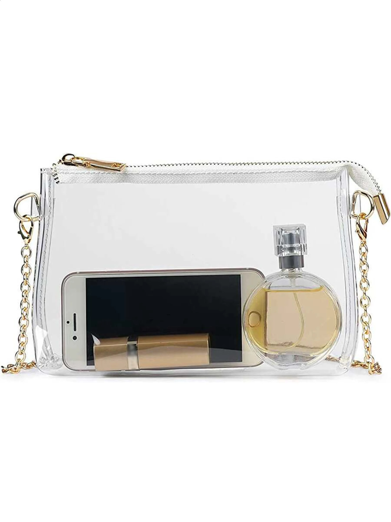 Clear Crossbody Bag Purse Stadium Certified for Sports Concerts PROM parties 250317