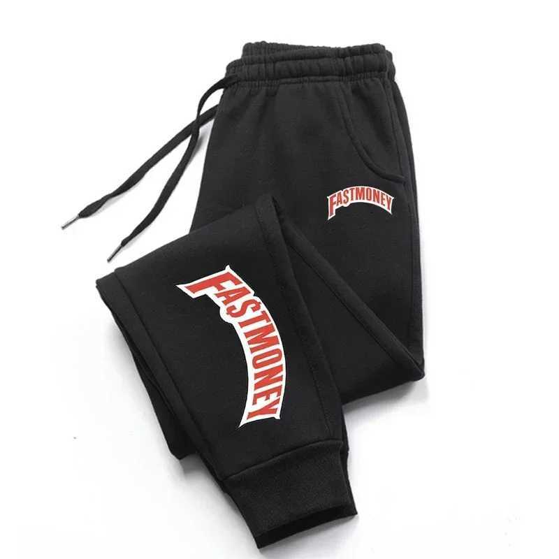 Fastmoney Printed Sports Running Trousers for Man Casual Drawstring Long Pants Fitness Outer Sweatpants Gym Wear X250319