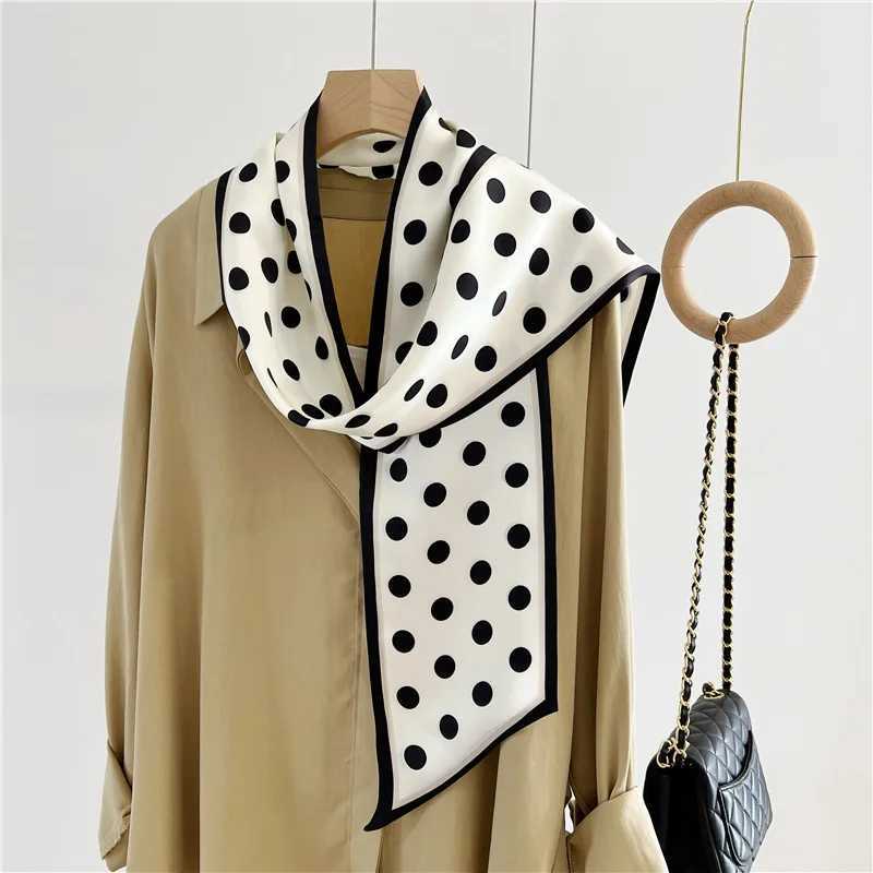 New Fresh Style Luxury Hair Scarf Long Fashion Wen band Brand Silk Bag Ribbon Design Wrist Towel Foard Neckerchief X250319