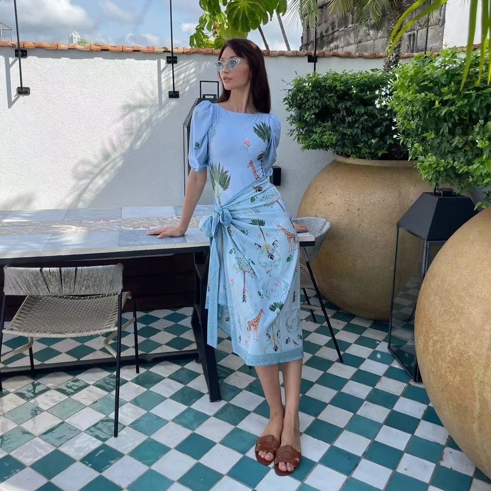 Womens Swimwear Split Sports Skirt-Style Long-Sleeved Sunscreen Swimsuit Swimming Class Thai Thin Two-Piece Bathing Suit 250319