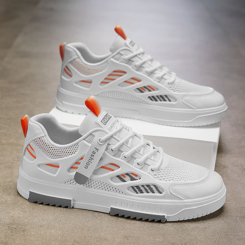 2025 hot spring summer new breathable net men's student sports casual board fashion shoes trend all match