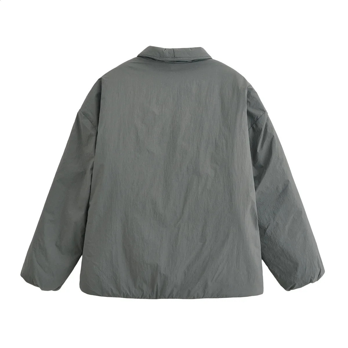 Autumn Double Flip Tie Solid Color Kimono Style Cotton Jacket Womens Fashion Casual Clothing 250319