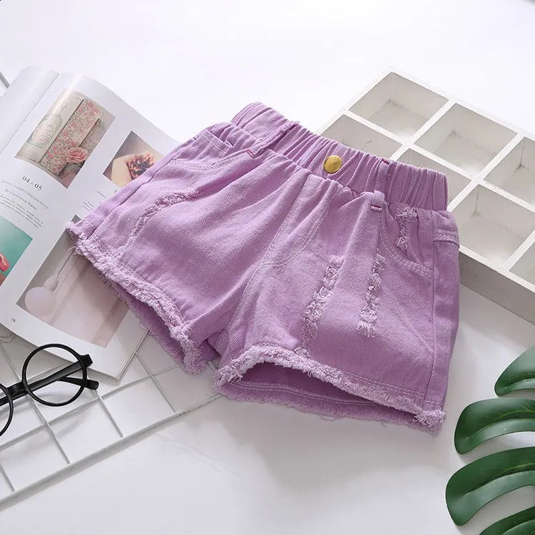 100-150 Cm Summer Girls Casual Shorts Baby Kids Children Wear 250319