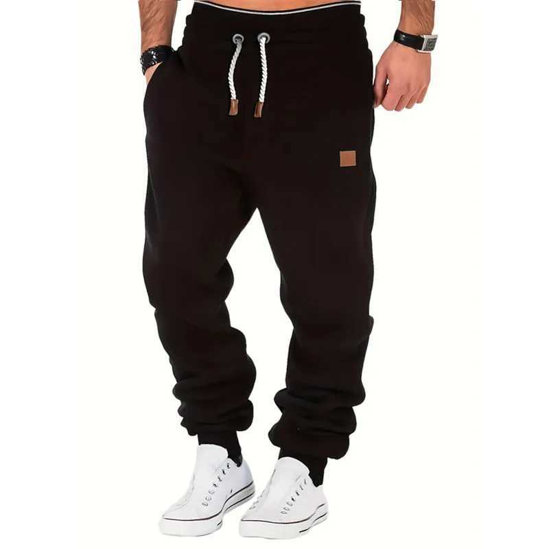 Y2K Spring Men Solid Color Cargo Pants Mens High Quality Casual Joggers Black Sports Pants Baggy Sweatpants Pantalones Hombre X250319
