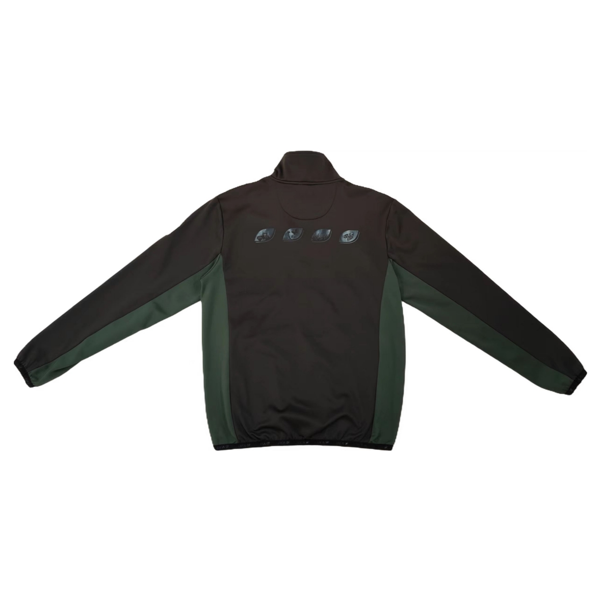 Mens' Black Track Jacket UFA Training Jacket Sportswear Football Team Active Suit Polar Fleece Lining Full Zip Closure