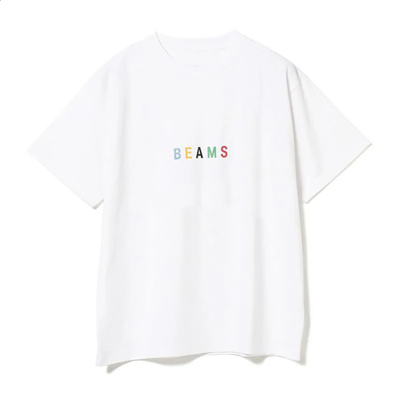 Japanese summer mens cotton Tshirt oversized short sleeved printed trendy streetwear 250318