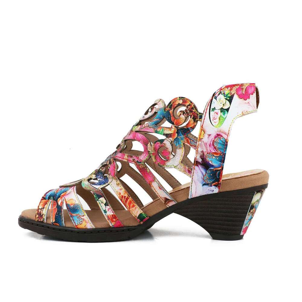 Wedge Heels Socofy Raffan Summer Slim High Heel Sheepskin Women S Fashion Sandals