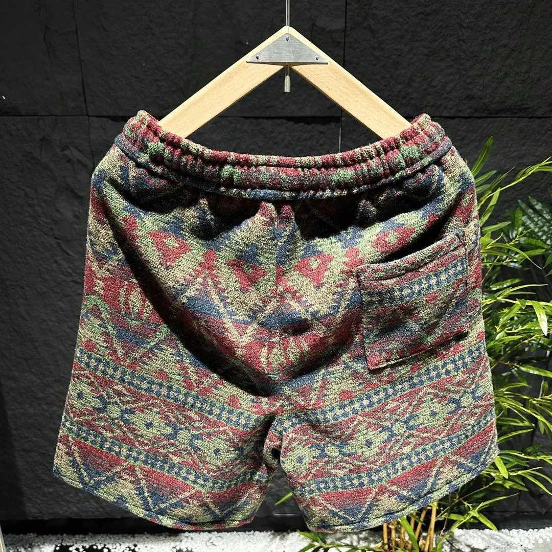 Summer Men Fashion Shorts 3D Vintage Floral Printing Clothing Boys Kids Casual Hawaii Vacation Shorts Male Vintage Beach Shorts W250319