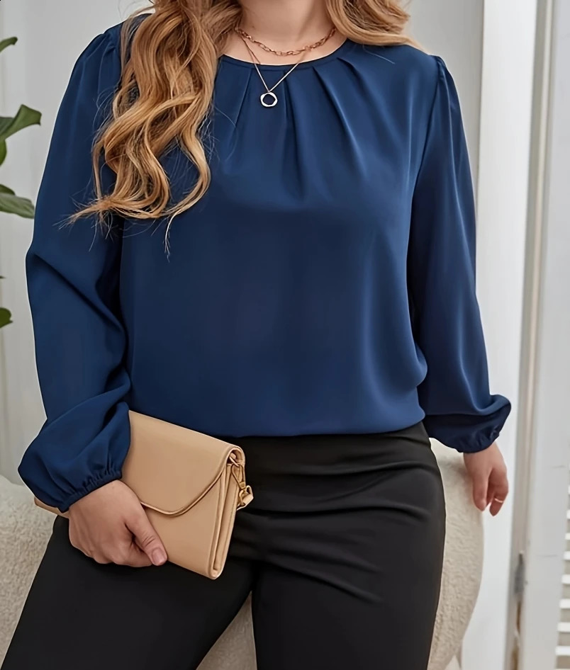Plus SizeTemperament Blouse Casual Loose Woman Shirt Elegant Short Sleeve Weekday 250319
