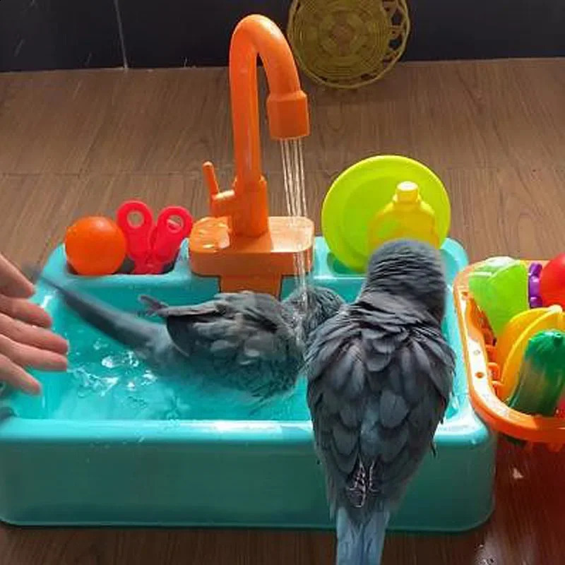 Parrot bathtub birdcage parrot 250318