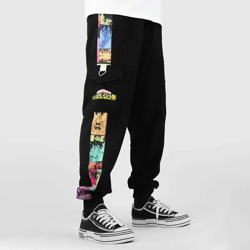 My Hero Academia Japan Anime 2024 New Fashion Printing Casual Pants Sweatpants Running Sporting Clothing Winter Cargo pants X250319