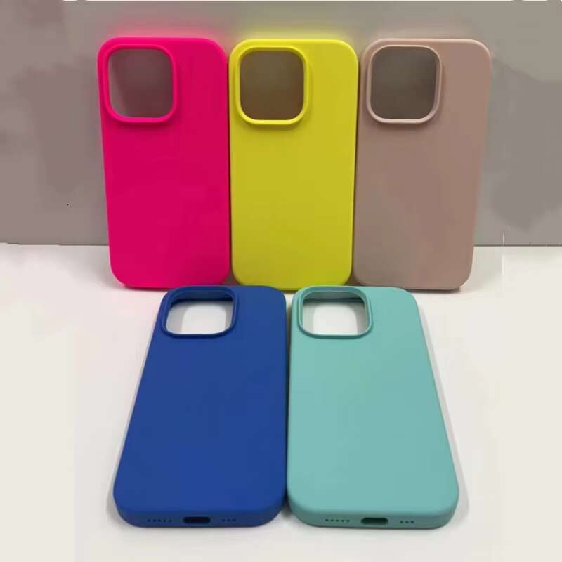 For samsung iphone 13 14 15 16 Pro Max With Original Liquid Silicone Cell Phone Case