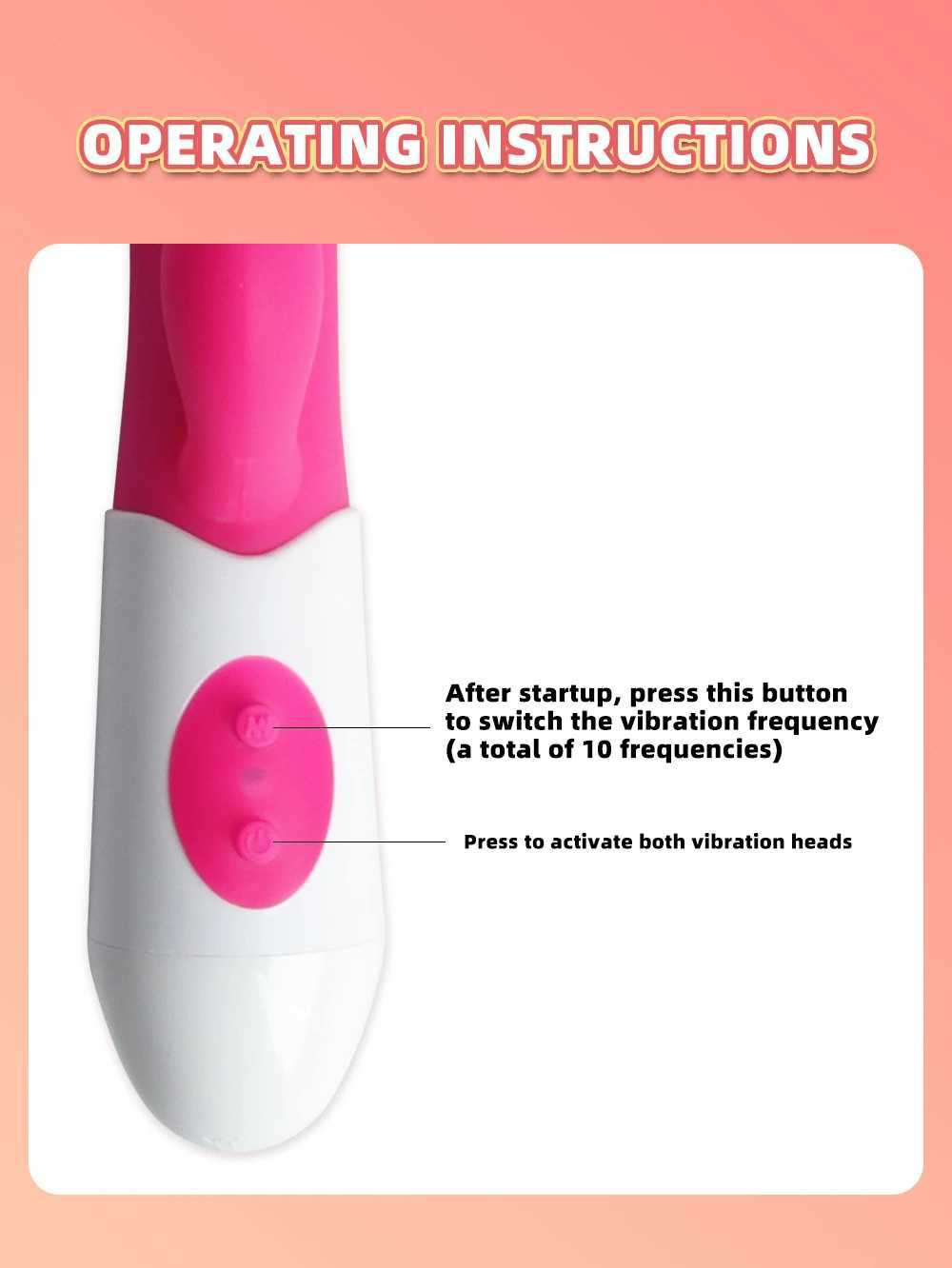 Rabbit Vibrator for Women Vagina G-Spot Nipple Clitoris Stimulus Pushing Telesic Rotating Dildo for Adult Sexy Toy 18+ W250319