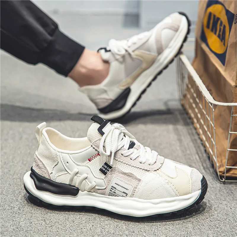 Mens Shoes Breathable Sneakers Fashion Comfortable Casual Shoes Outdoor Running Shoes Mesh Lace Up Male Flats Tenis Masculino Z250319