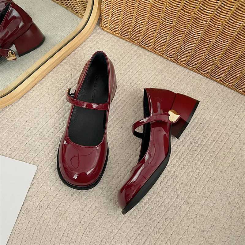 Summer Shoes Womens High Heels Womens Shoes Oxford Shoes 2025 High Heels New Dress Leather High Pump Mary Janes Summer ShoesXJ250319