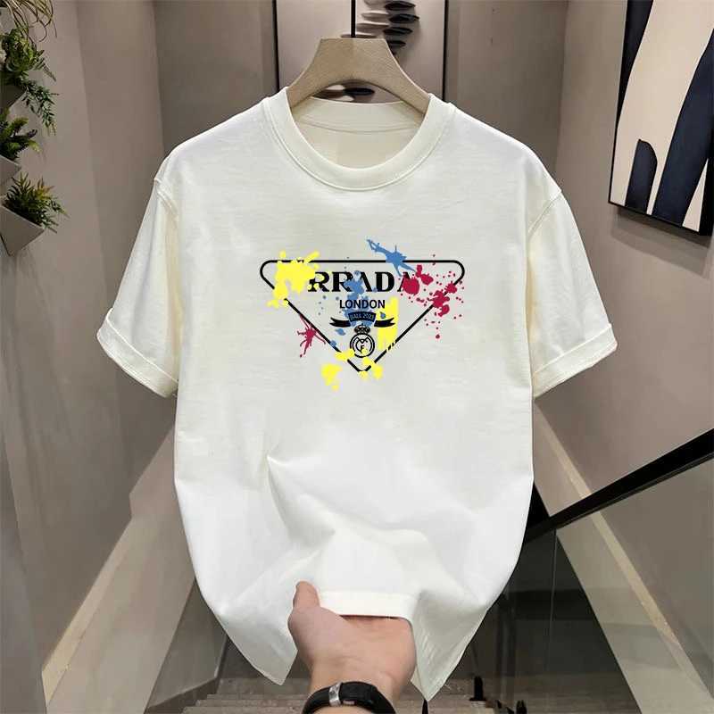 Fashion luxury brand printed womens T-shirt pure cotton T-shirt brand breathable T-shirt womens street O-neck T-shirt topT250318