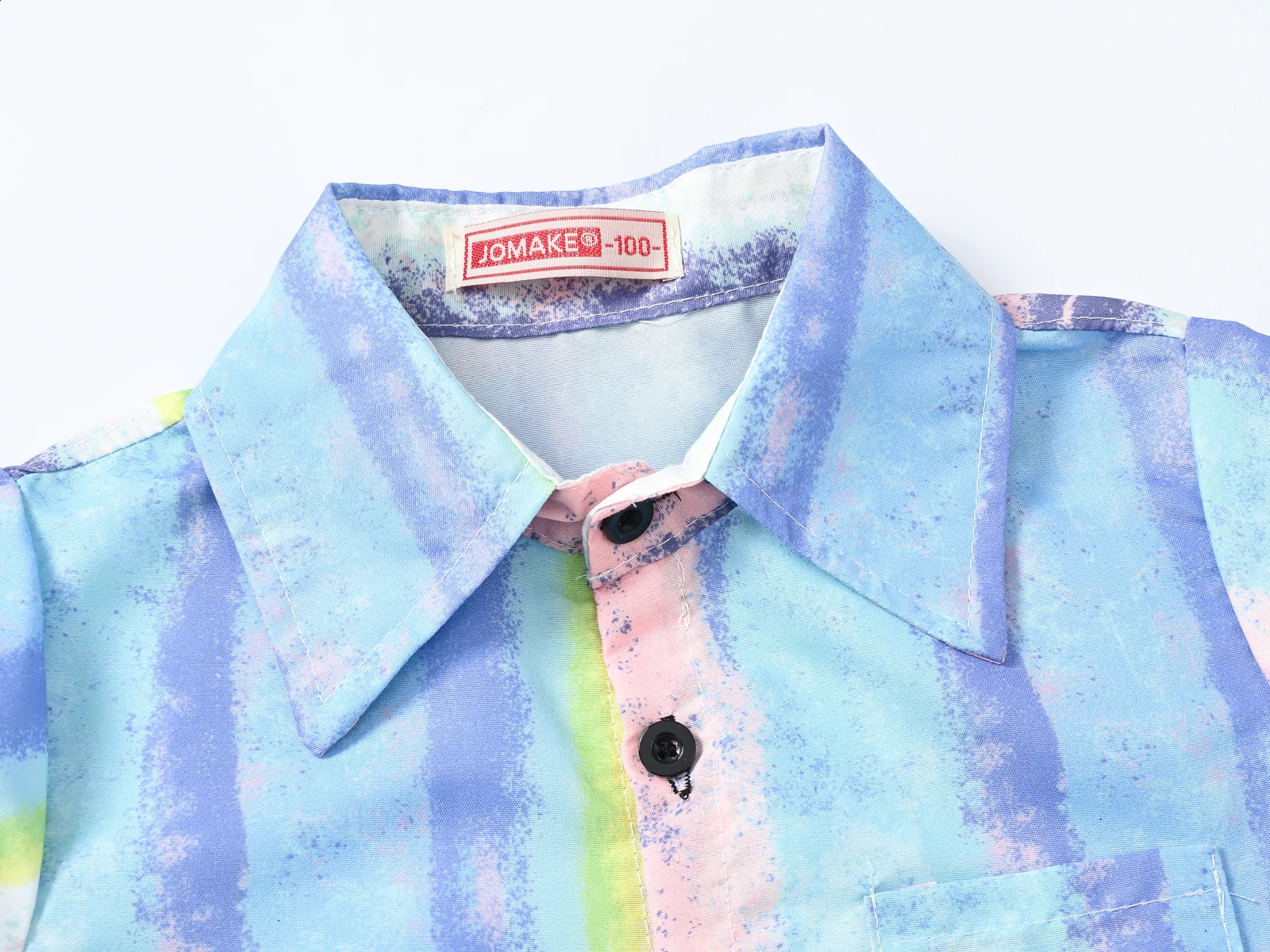 boys and girls childrens casual clown print fashionable short sleeved baby summer shirt 250319