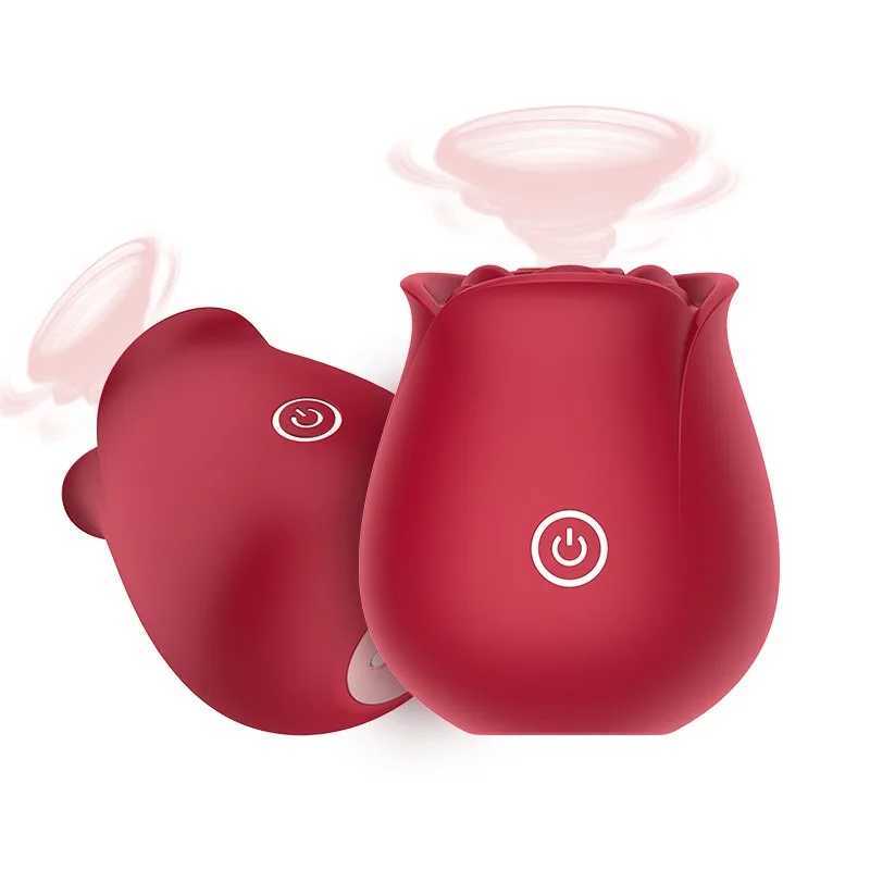 Female vibrating rose vibrator adult sex toy sucking massage sex toy W250319