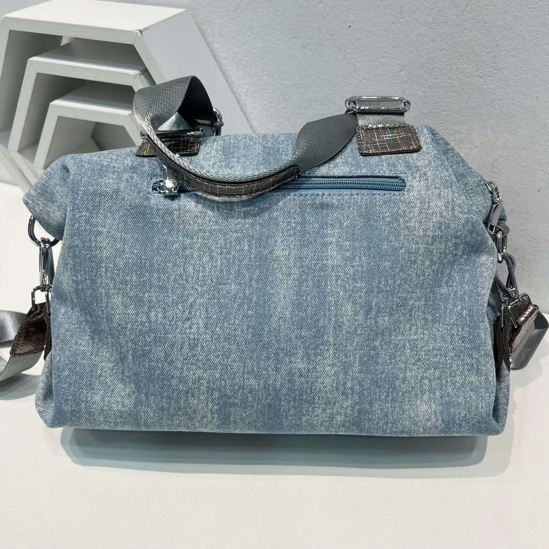 2025 new sequined handbag denim fashion designer women's crossbody bag new shoulder wallet high-quality handbag trendy shoulder bag