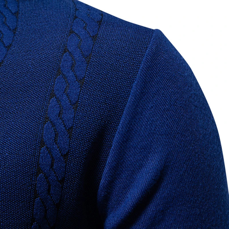 Mens short sleeved polo shirt knitted retro collar T-shirt fashionable casual business polo top solid color mens 250318