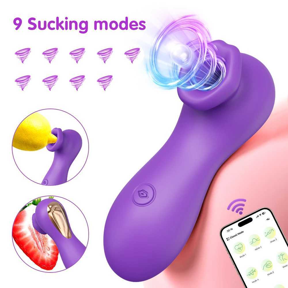 Clit suction cup vibrator sex toy adult female tongue vibration Clitoris stimulation Nipple oral sex Etotic masturbation W250319