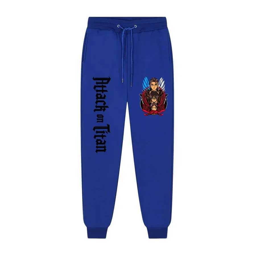 Hot Selling Japanese Anime Attack on Titan Print Mens Womens Mens Jogging Pants Hip Hop Streetwear Mens Sweatpants S-3XL X250319