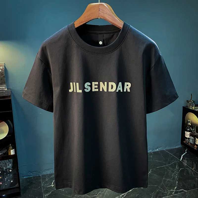 Fashionable and minimalist printed short sleeved T-shirt suitable for summer street fashion loose half sleeved topT250318