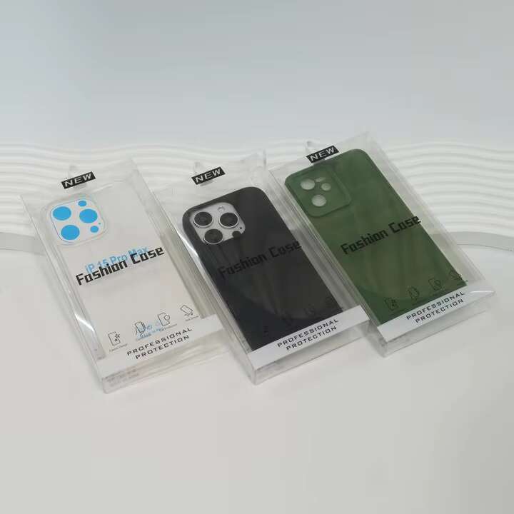 Custom Mobile Cover Transparent Package Plastic PVC Phone Retail Packaging Box iPhone for Samsung Case