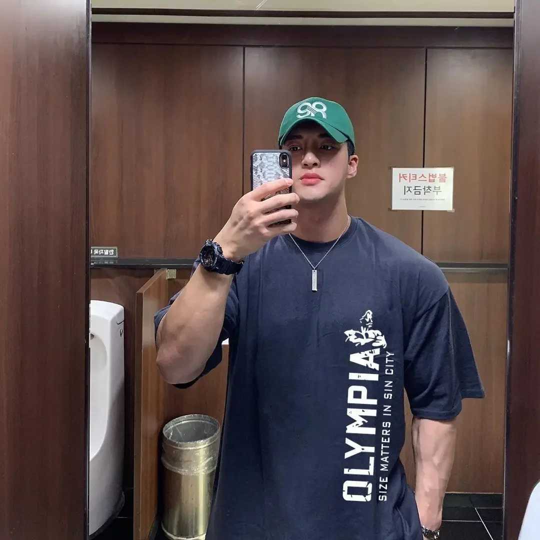 Fitness Cotton Ultra fine Sleeves Running Shirt Mens Fitness T-shirt Quick Drying Loose Sports Clothing Loose Fitness T-shirtT250318