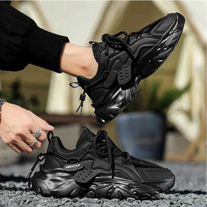 Fashion Men Casual Shoes Hot-selling Mens Platform Sneakers Cfortable Breathable Hard Wearing Men Running Shoes Tenis Hbres Z250319