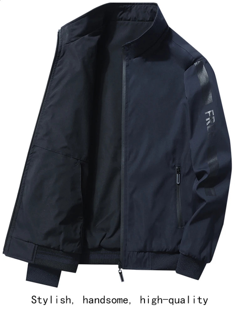 Mens Fashion Trend Outdoor Sports Windproof CrossCountry Climbing DoubleSided Jacket A TwoColor Riding Coat 250317