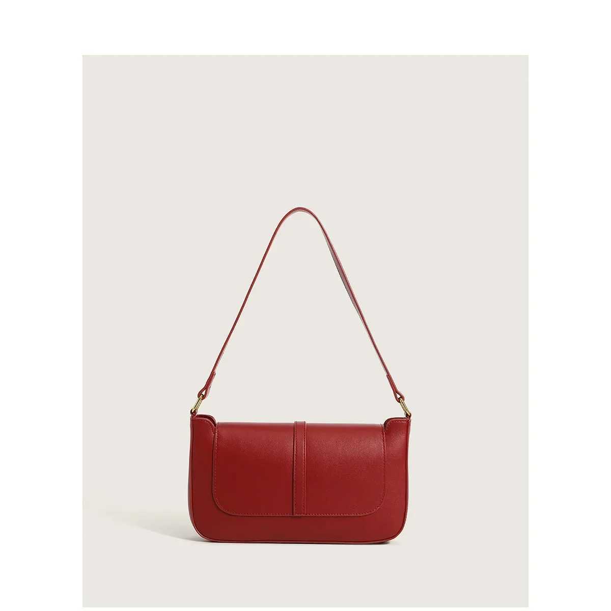 New Arrival Red Leather Shoulder Bags For Women Fashion Handbags For Women Designer Luxury Small Female Bags Ladies Purse T250318