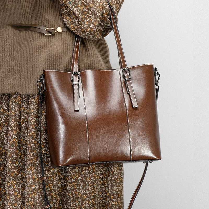 New Arrival Burminsa Cowhide Genuine Leather Large Tote Bags For Women 2025 Luxury Designer Shopping Shoulder Bags Office Ladies Handbags T250318